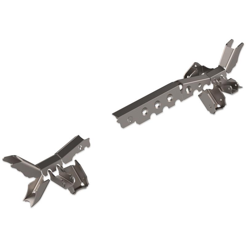 Artec Industries JK APEX Front Axle Ultimate Armor Kits JK3058 Housing Brace, APEX, Armor, Steel, Natural, Stock Track Bar Height, Jeep, Kit thumbnail 4
