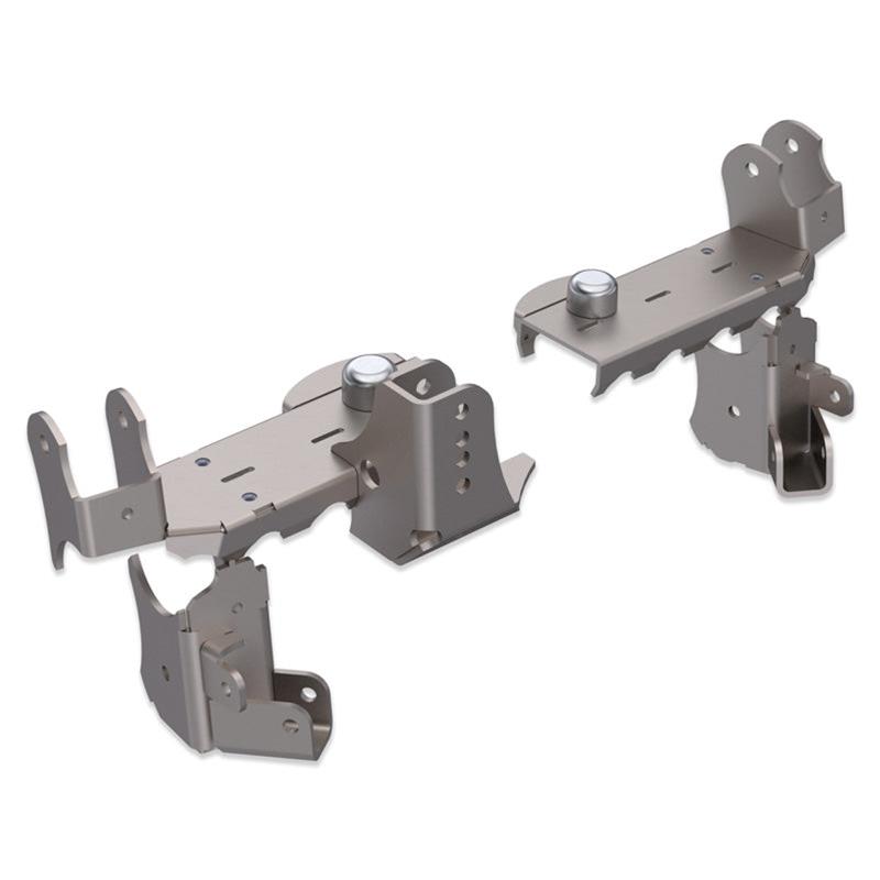 Artec Industries 1-Ton APEX Rear Axle Swap Brackets JK6115 Housing Brackets, JK 1 Ton Brackets, Steel, Natural, Jeep, Kit