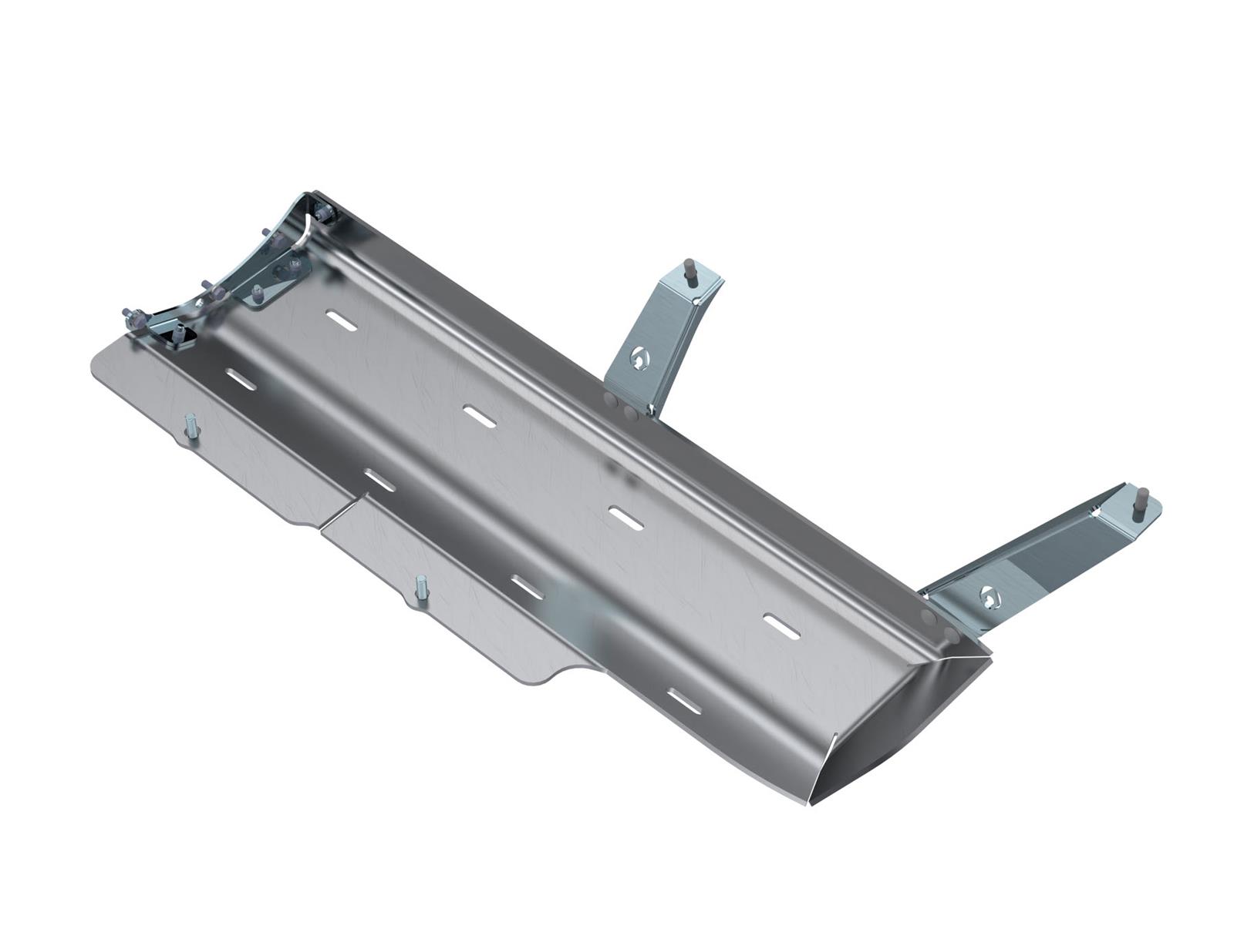 Artec Industries Alpha Series Skid Plates for 2018-2023 WRANGLER - JL4118 Plate, Exhaust System, Aluminum, Natural, Bolt-on, Jeep, Kit thumbnail 2