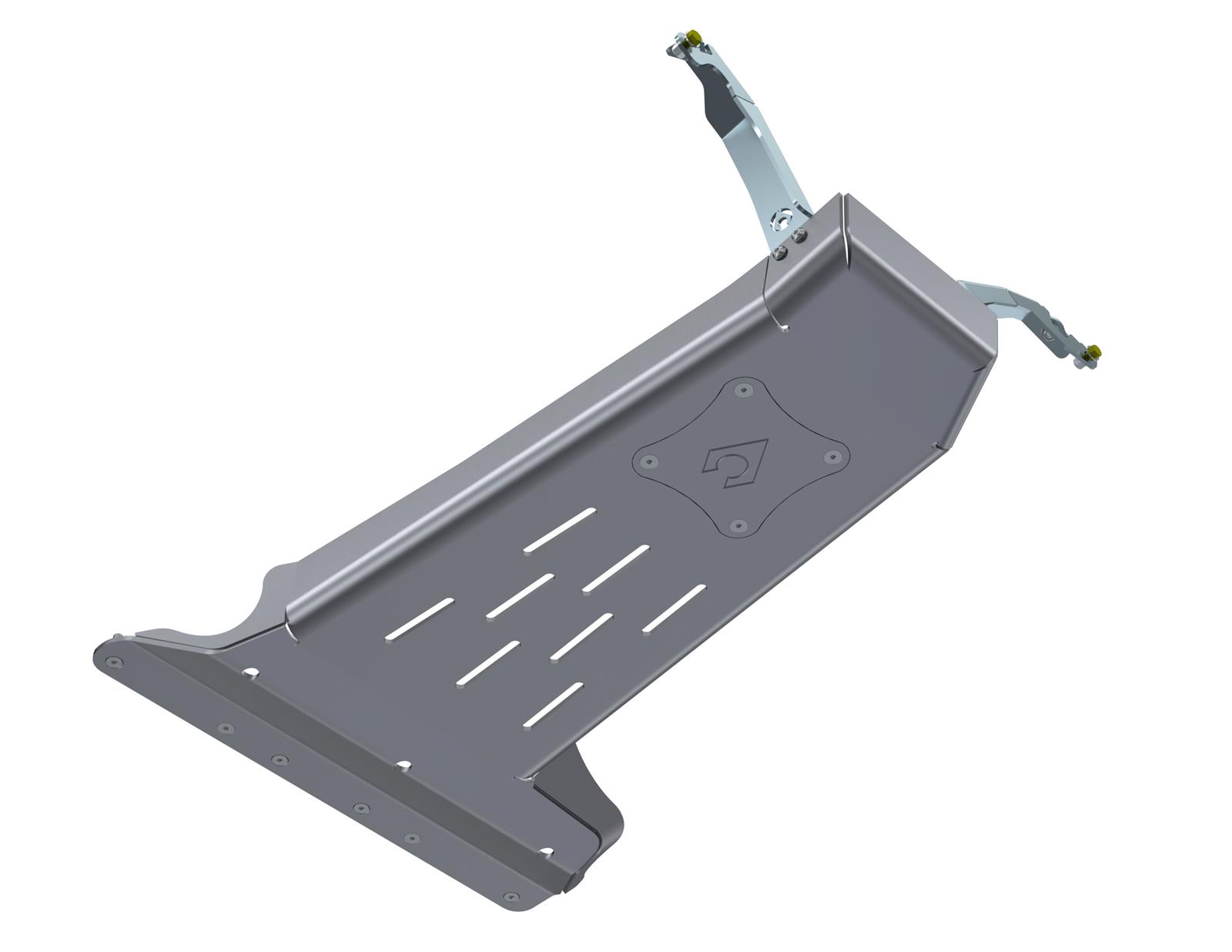 Artec Industries Alpha Series Skid Plates JL4122 Plate, Oil Pan, Aluminum, Natural, Bolt-on, Jeep, 6.4L, Kit