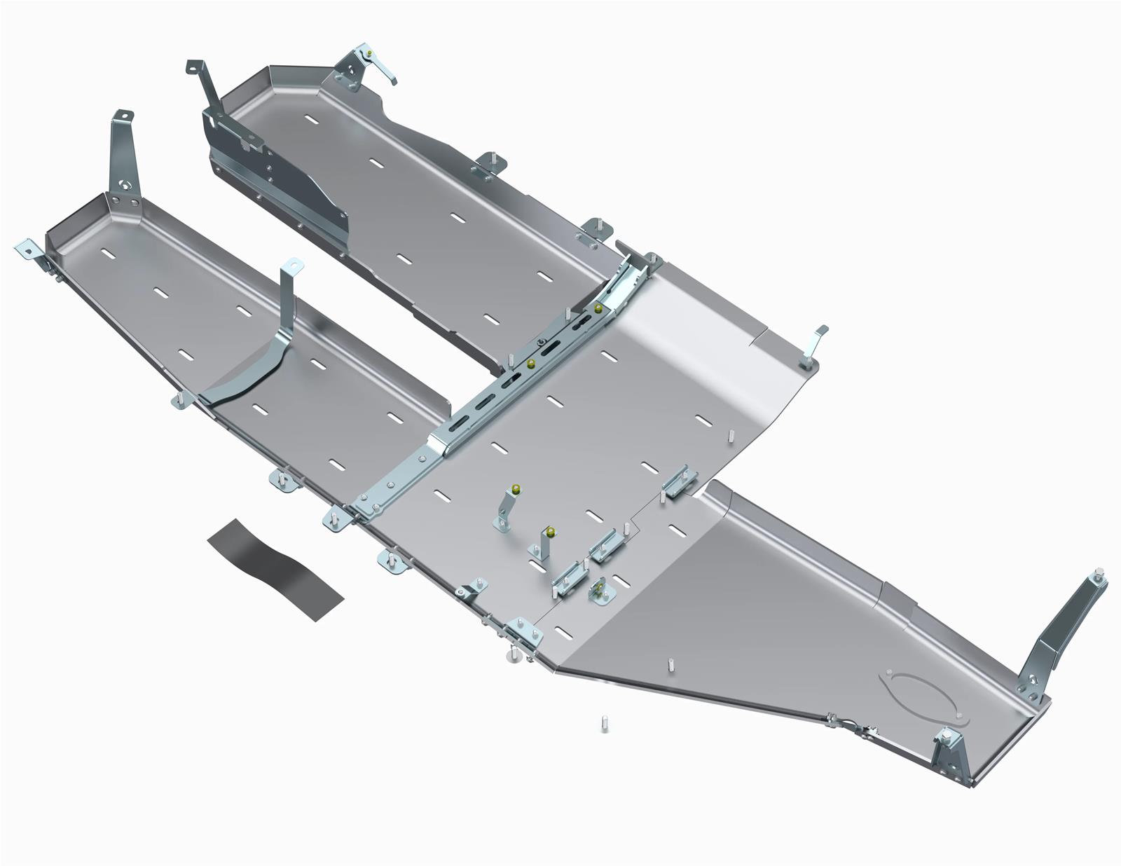 Artec Industries Skid Plates JL4126 JLU 4XE BELLYPAN SKID With POWER PACK & EXHAUST SKIDs