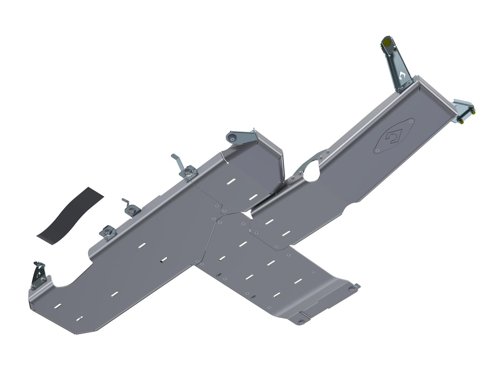 Artec Industries JL Full Belly Pans JL4166 Skid Plate, Pan, Aluminum, Natural, Bolt-on, Jeep, 3.6L, Kit thumbnail 2