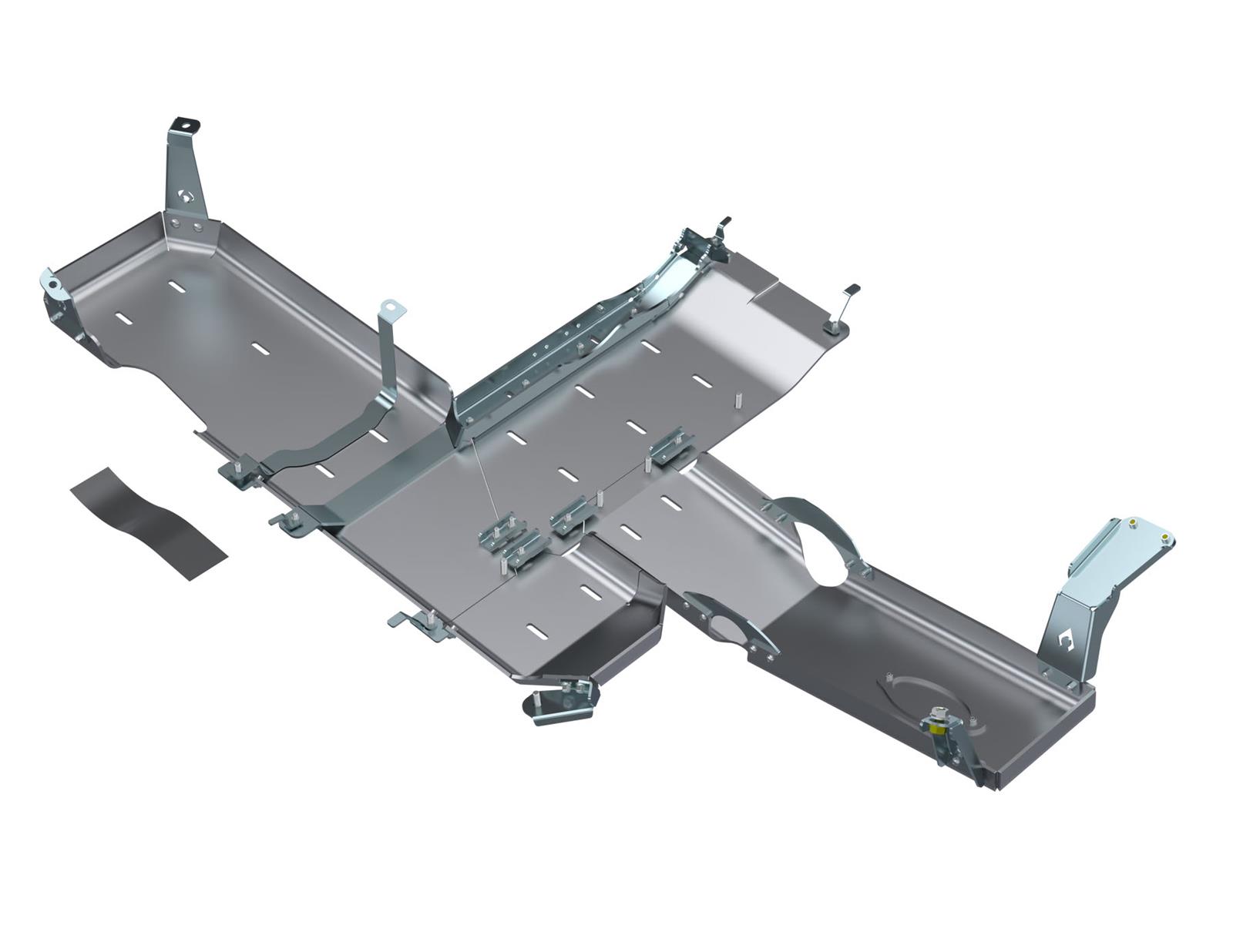 Artec Industries JL Full Belly Pans JL4166 Skid Plate, Pan, Aluminum, Natural, Bolt-on, Jeep, 3.6L, Kit