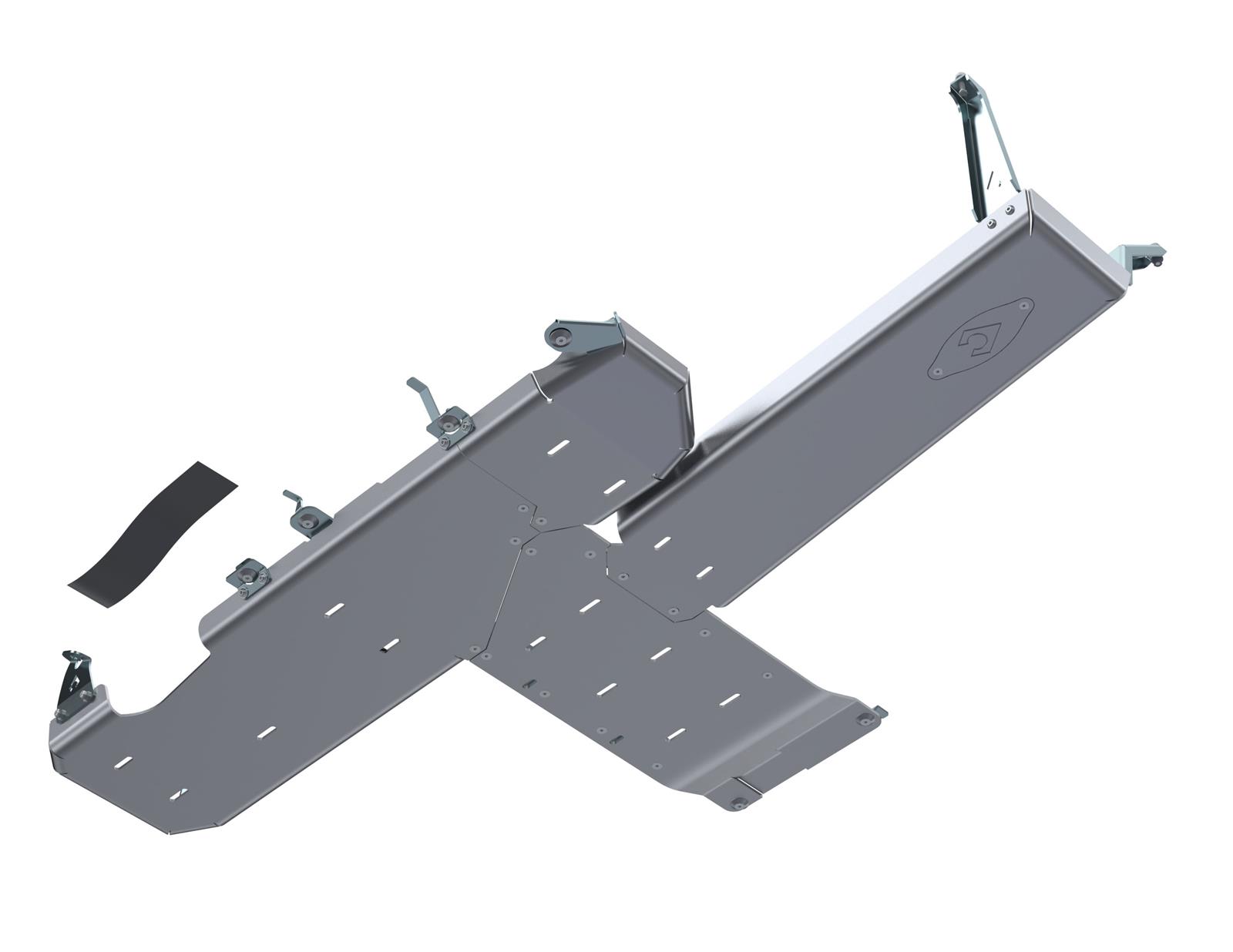 Artec Industries JL Full Belly Pans JL4168 Skid Plate, Pan, Aluminum, Natural, Bolt-on, Jeep, 2.0L, Kit thumbnail 2