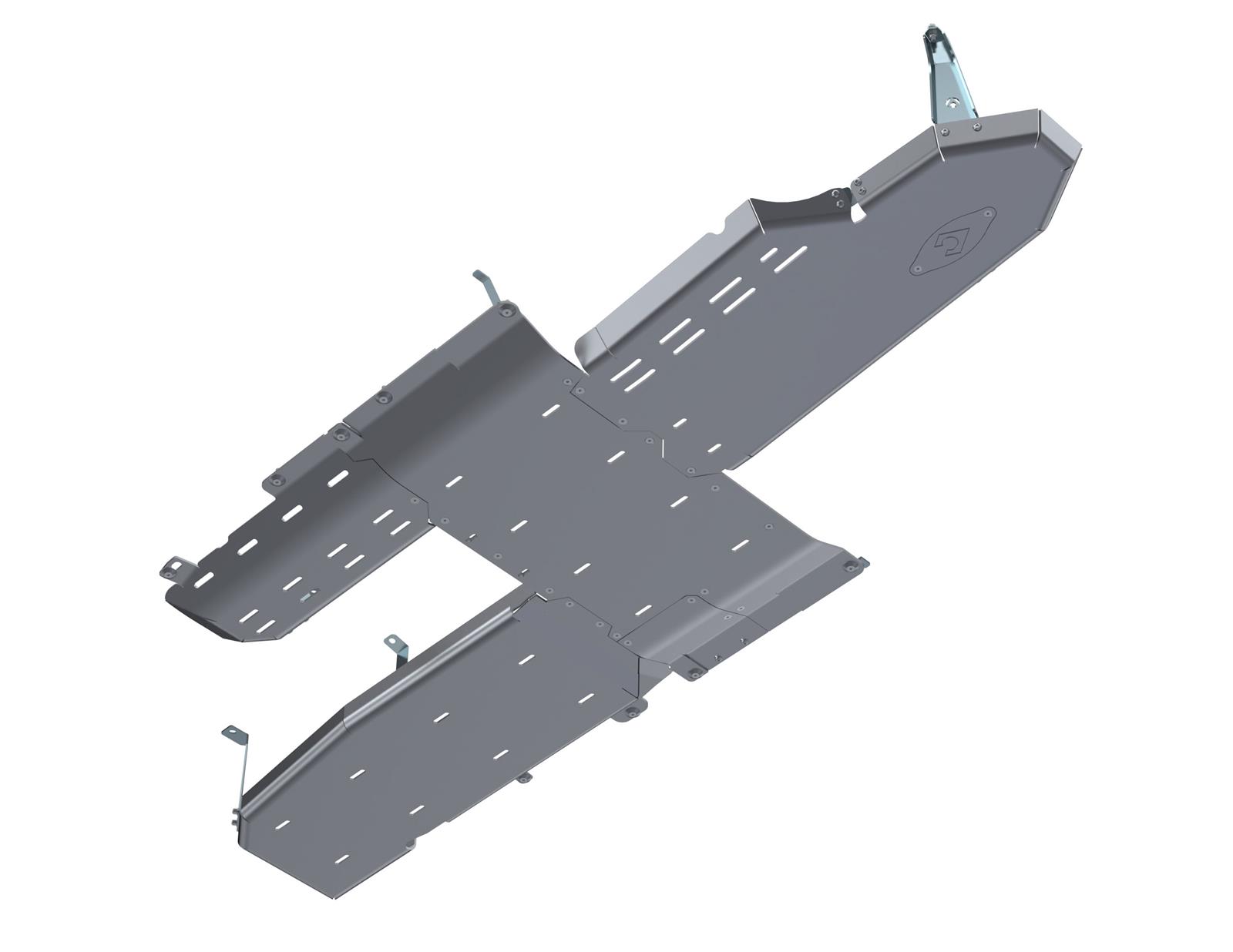 Artec Industries JLU Full Belly Pans JL4169 Skid Plate, Pan, Aluminum, Natural, Bolt-on, Jeep, 3.0L, Diesel, Kit thumbnail 4