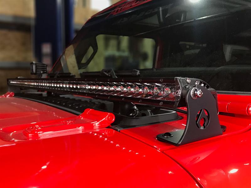 Artec Industries JL LED Light Bar Hood Mounts JL5602 bar mount,JL 50 inch Mount - thumbnail 3