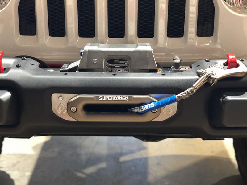 Artec Industries JL5609 Artec Industries JL Steel Bumper Winch Plates