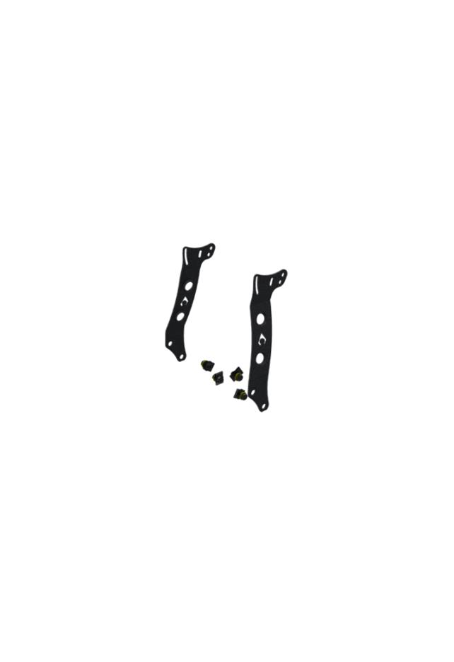 Artec Industries LED Light Bar Bumper Mounts for 2020-2024 GLADIATOR, 2018-2024 WRANGLER - JL5617 Mounting Bracket, 30 in. Bar, Steel, Black Powdercoat, Jeep, JL/JT, Kit thumbnail 3