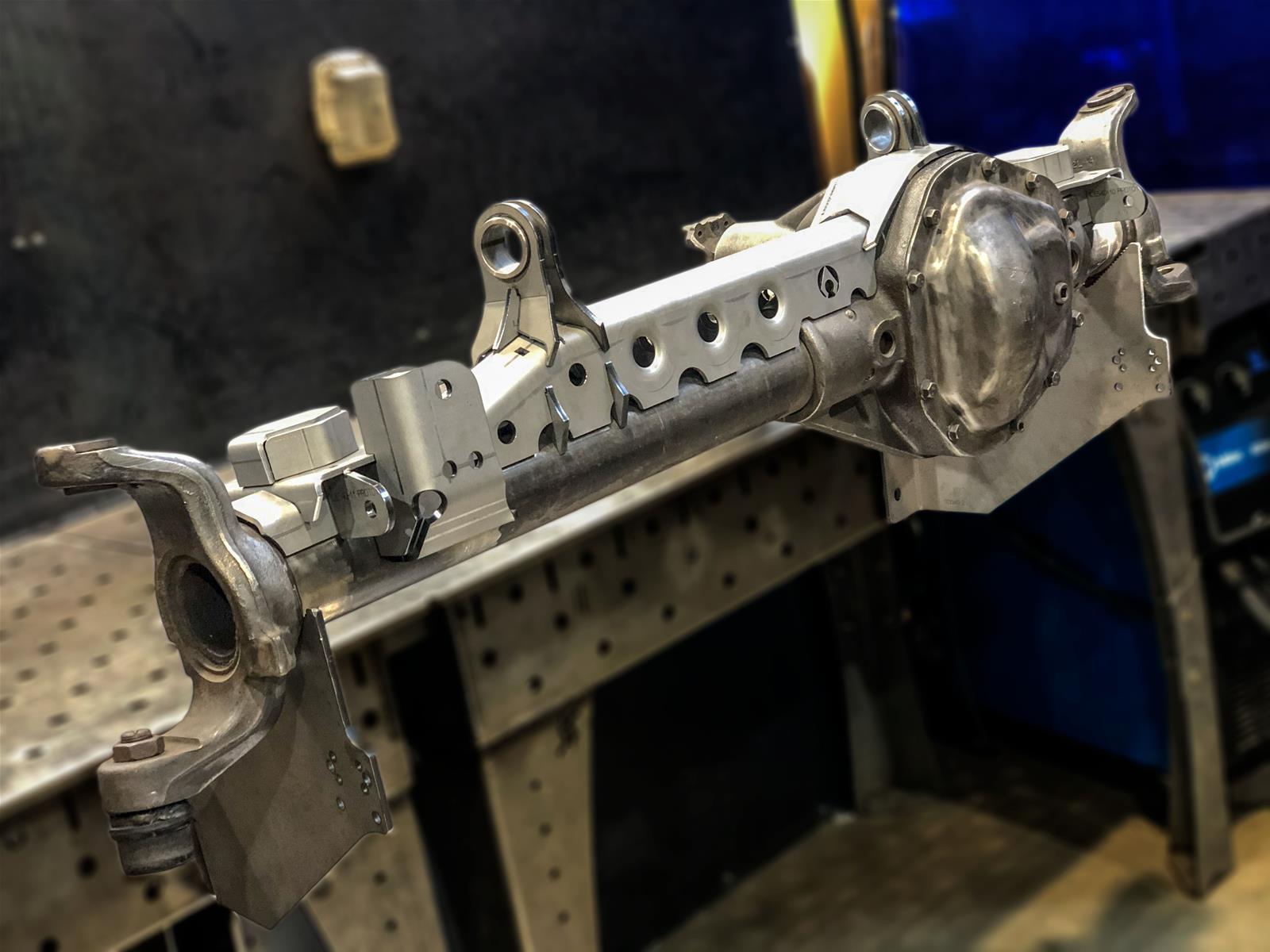Artec Industries APEX 1-Ton Front Axle Swap Truss Kits for 2020-2024 GLADIATOR, 2007-2024 WRANGLER, 2018 WRANGLER JK - JL6541 Housing Brace, JL 1 Ton Superduty Kit, Daystar Bushings, Steel, Natural, Jeep, Dana 60, Kit thumbnail 3