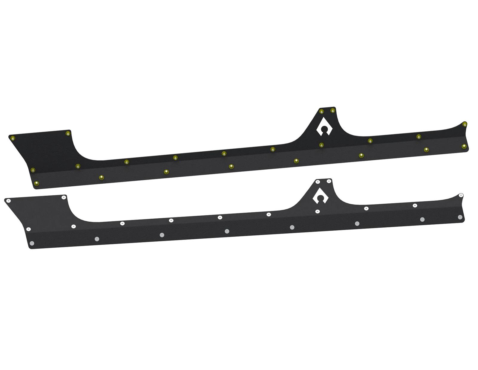Artec Industries Rocker Panel Covers JL9300 JLU Aluminum Armor Powder Coated thumbnail 3