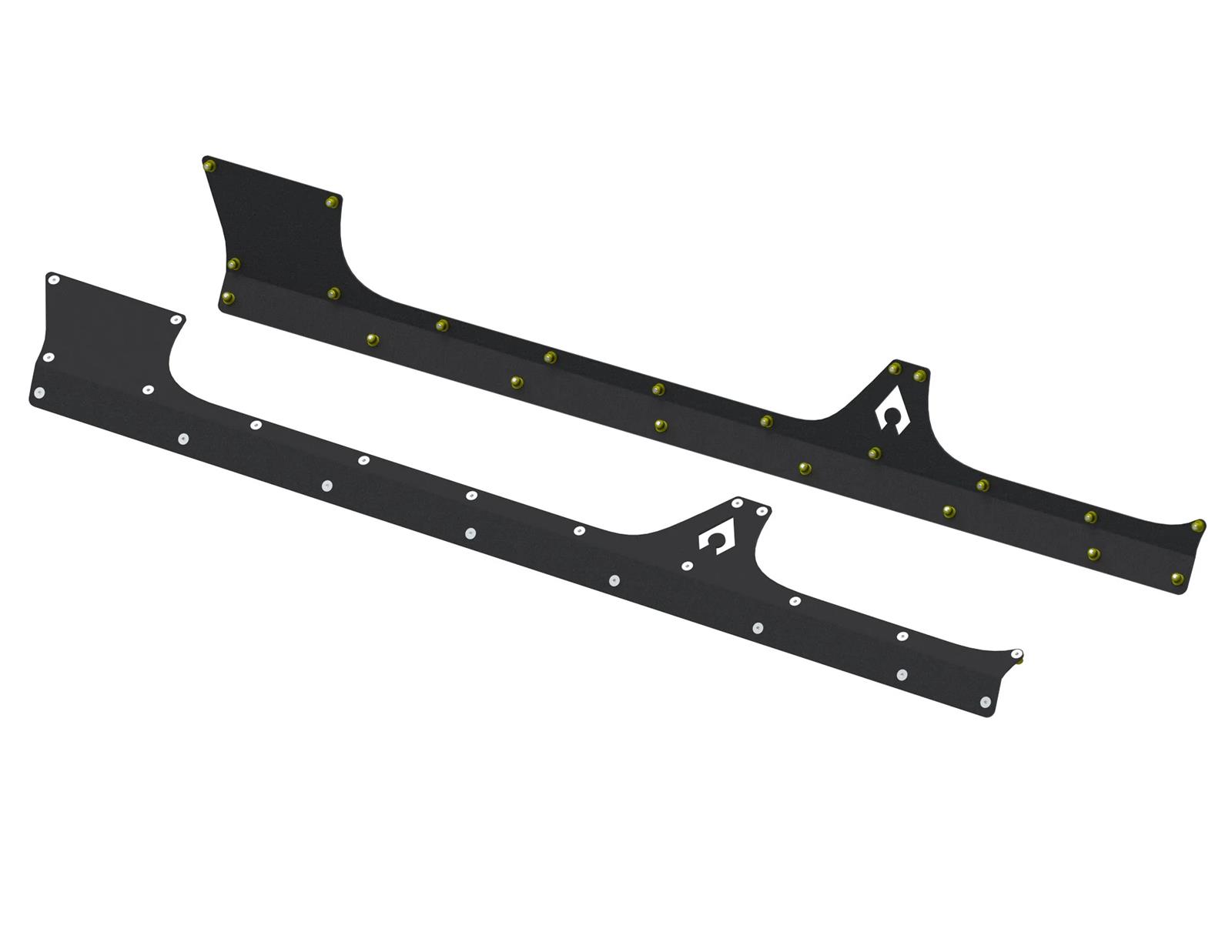 Artec Industries Rocker Panel Covers JL9300 JLU Aluminum Armor Powder Coated thumbnail 2