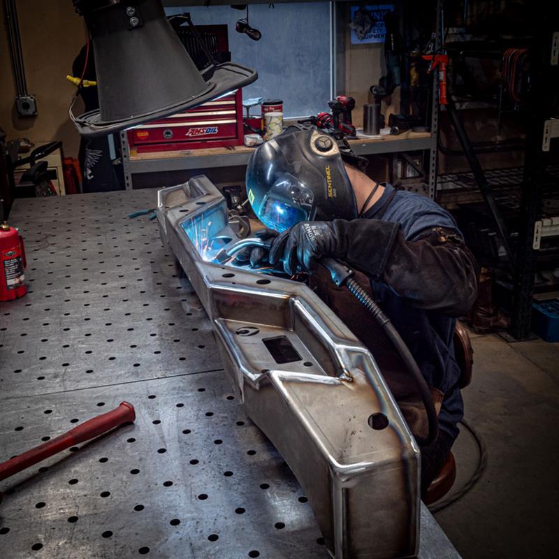 Artec Industries Nighthawk Series Bumpers for 2020 GLADIATOR - JT0001 Bumper, Series, Rear, Fabricated, 3/16 in. Thick Steel, Natural, With Sensor Holes, Hardware, Jeep, Gladiator, Each
