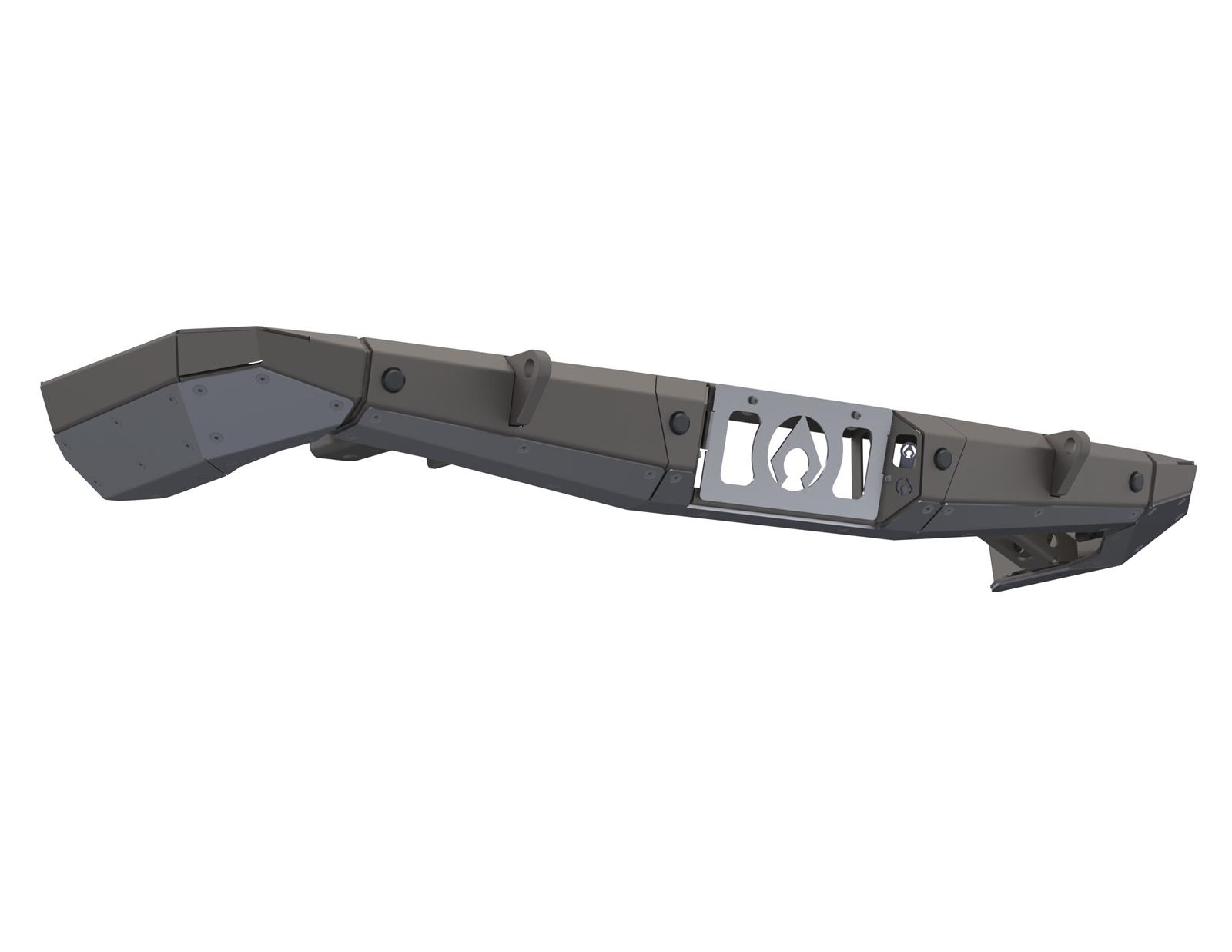Artec Industries High-Clearance Rear Bumpers for 2020-2024 GLADIATOR - JT0020 Bumper, Bantam Series, High Clearance, Rear, Fabricated, Steel, Natural, Jeep, JT, Each