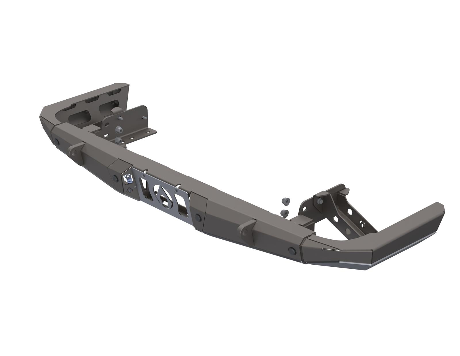 Artec Industries High-Clearance Rear Bumpers for 2020-2024 GLADIATOR - JT0020 Bumper, Bantam Series, High Clearance, Rear, Fabricated, Steel, Natural, Jeep, JT, Each thumbnail 5