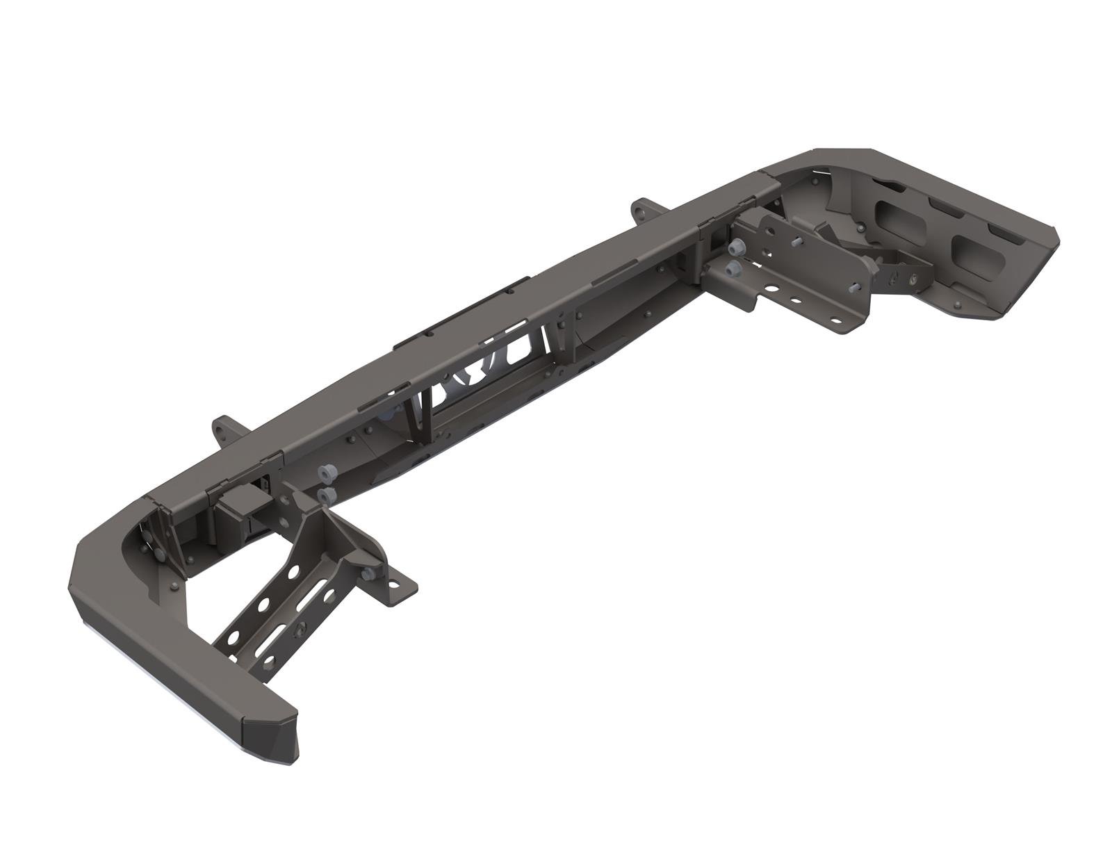 Artec Industries High-Clearance Rear Bumpers for 2020-2024 GLADIATOR - JT0020 Bumper, Bantam Series, High Clearance, Rear, Fabricated, Steel, Natural, Jeep, JT, Each thumbnail 7