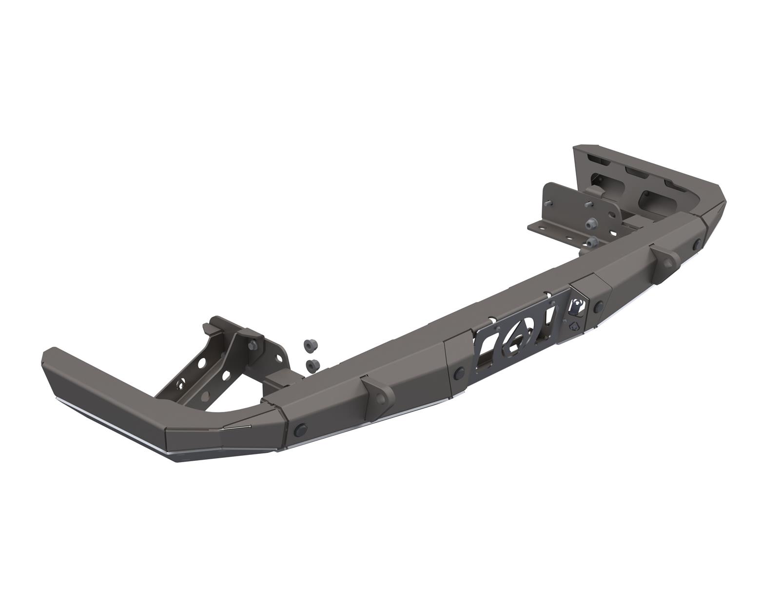 Artec Industries High-Clearance Rear Bumpers for 2020-2024 GLADIATOR - JT0020 Bumper, Bantam Series, High Clearance, Rear, Fabricated, Steel, Natural, Jeep, JT, Each thumbnail 6