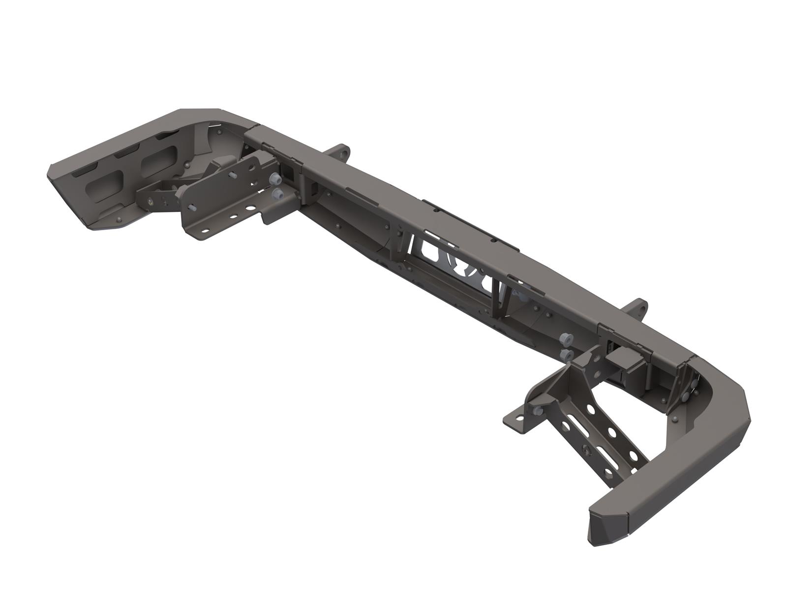 Artec Industries High-Clearance Rear Bumpers for 2020-2024 GLADIATOR - JT0020 Bumper, Bantam Series, High Clearance, Rear, Fabricated, Steel, Natural, Jeep, JT, Each thumbnail 8