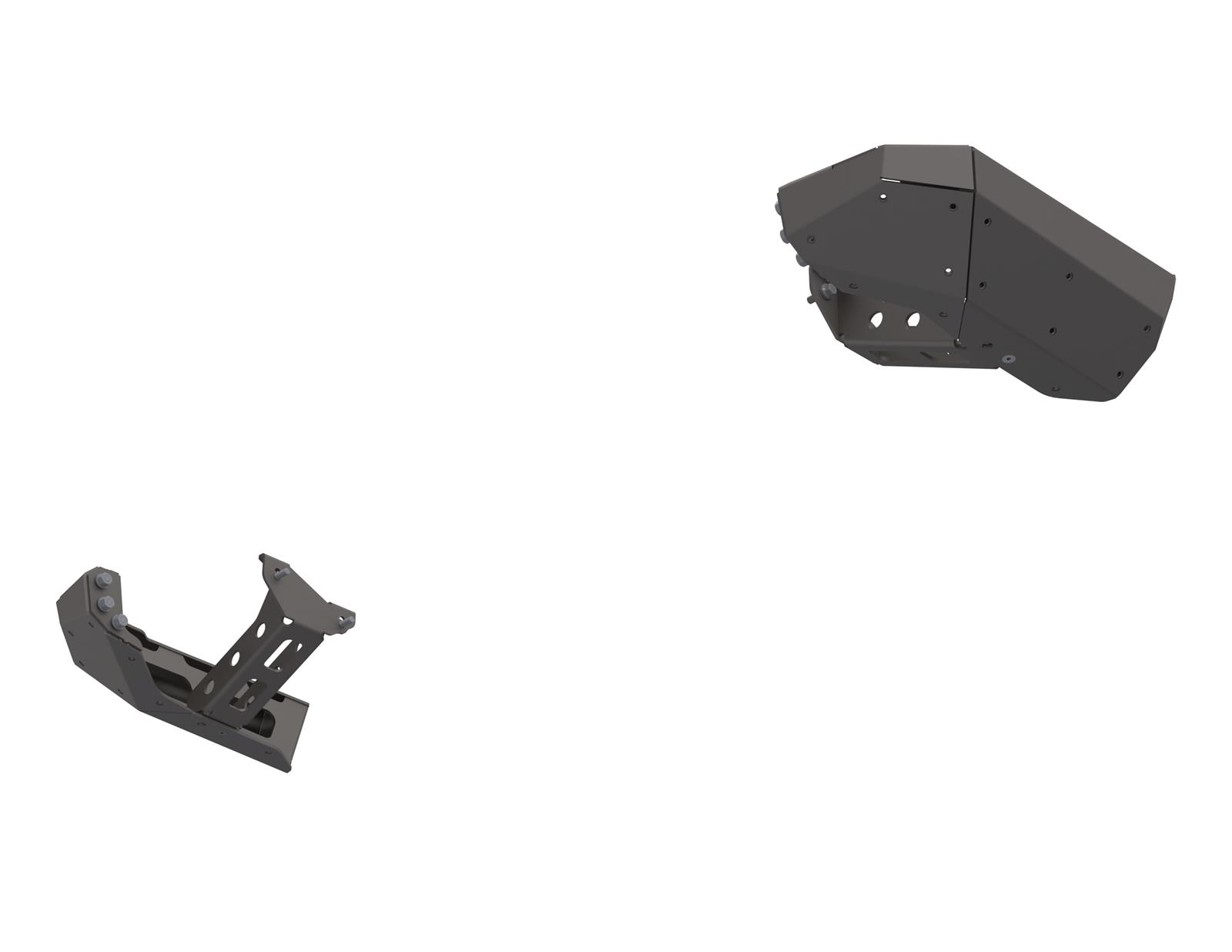 Artec Industries High-Clearance Rear Bumper Corner Pods JT0120 Guards, Bantam Series, Pods, High Clearance, Steel, Natural, Rear, Jeep, JT, Pair thumbnail 4