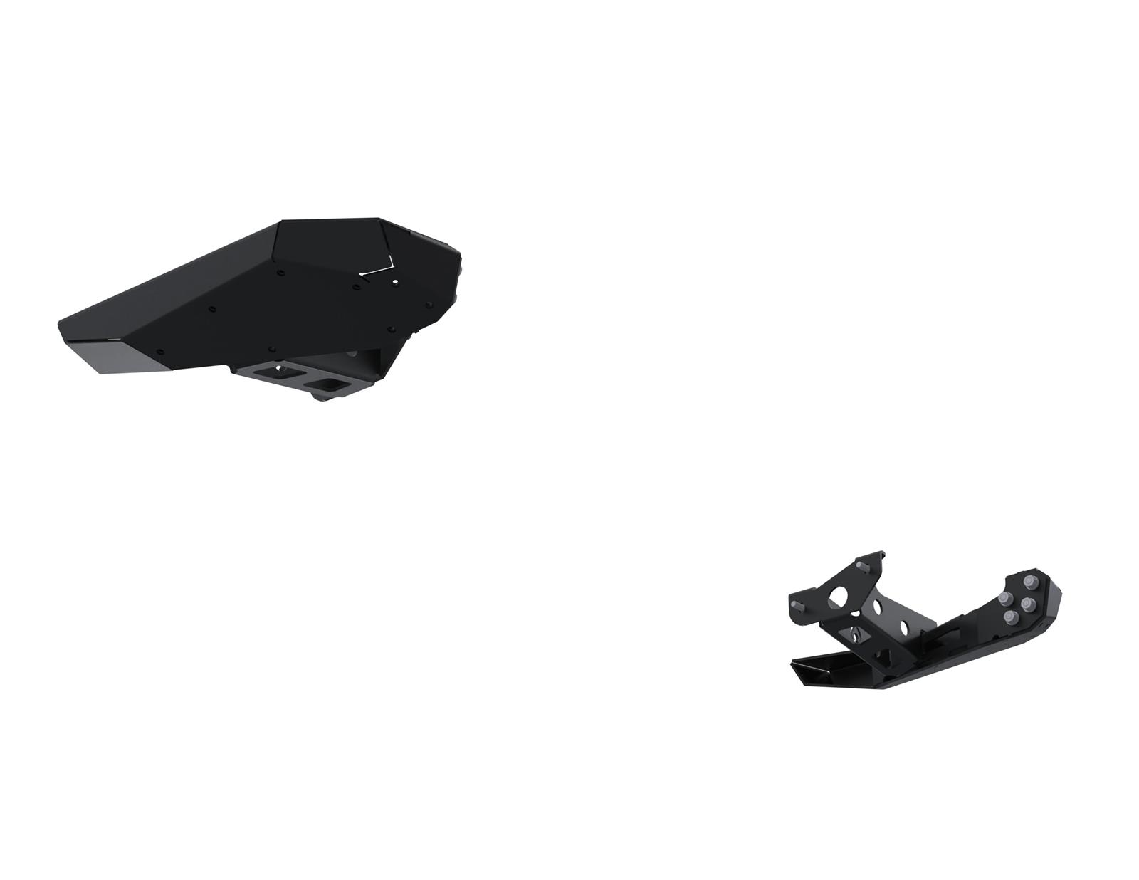 Artec Industries High-Clearance Rear Bumper Corner Pods JT9118 Guards, Bantam Series, Pods, High Clearance Comp, Steel, Black Powdercoated, Jeep, JT, Pair thumbnail 2