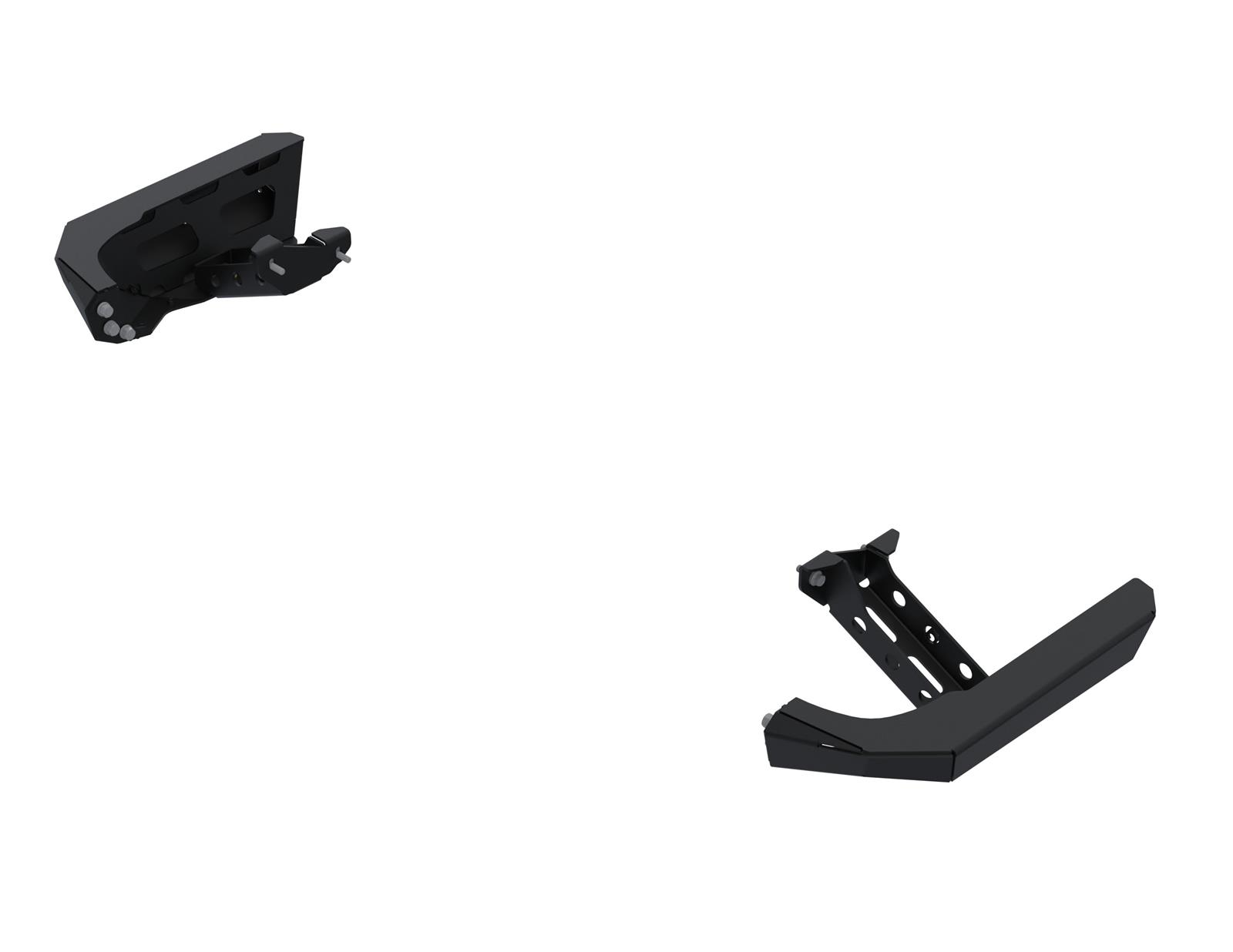 Artec Industries High-Clearance Rear Bumper Corner Pods JT9120 Guards, Bantam Series, Pods, High Clearance, Steel, Black Powdercoated, Jeep, JT, Pair thumbnail 2