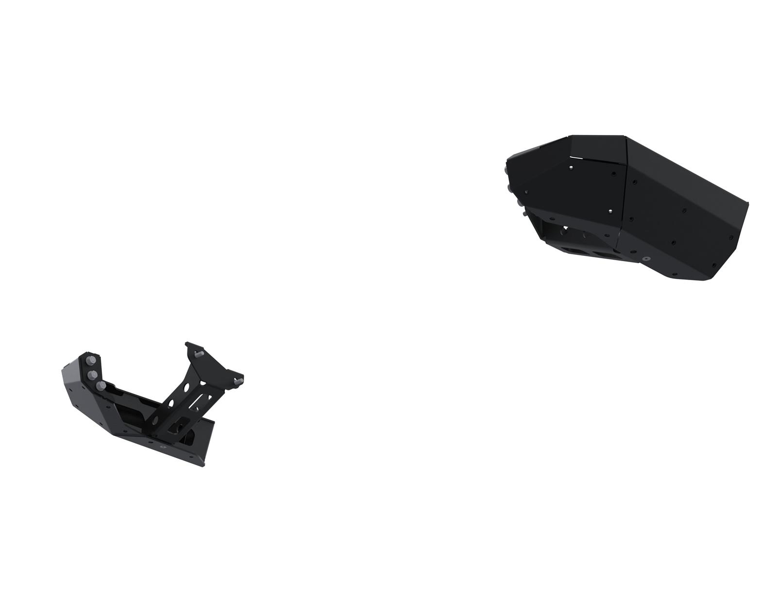 Artec Industries High-Clearance Rear Bumper Corner Pods JT9120 Guards, Bantam Series, Pods, High Clearance, Steel, Black Powdercoated, Jeep, JT, Pair thumbnail 6