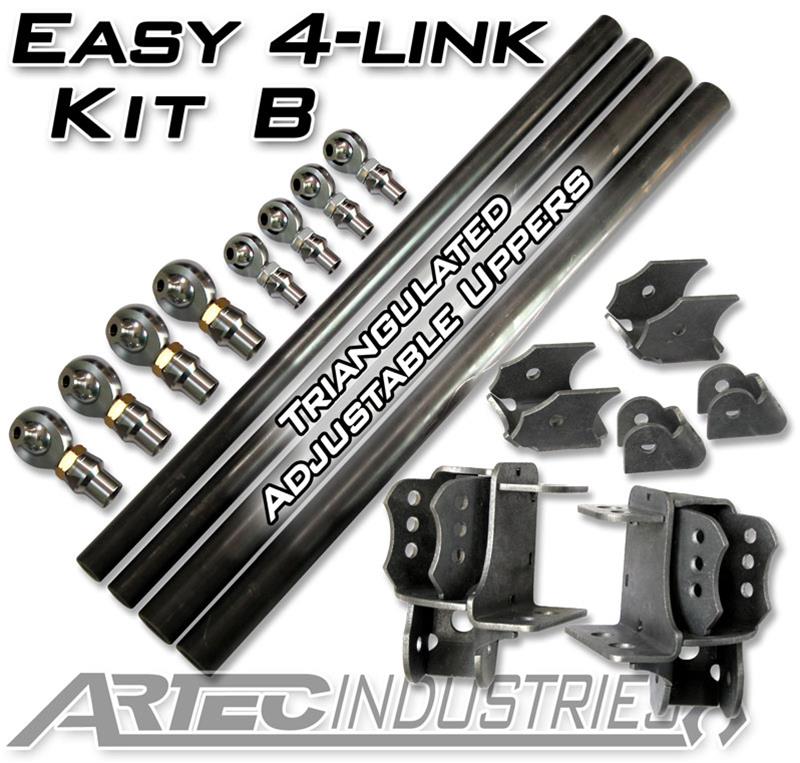 Artec Industries Easy 4-Link Kits LK0013 4 Link - Kit B -NO TUBE - 7/8" & 1.25" rod ends