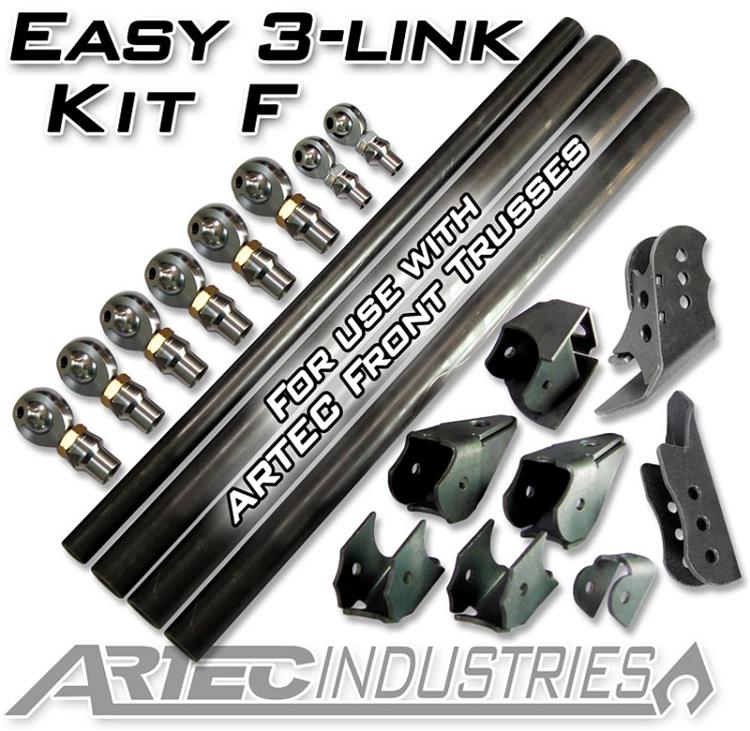 Artec Industries Suspension Conversion Kits LK0105 Easy 3 Link - Kit F - for Trusses Yes Outside Frame Ford 85-91 FRONT DRIVER (rear passenger) thumbnail 2