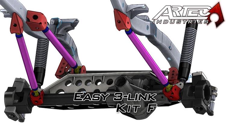 Artec Industries Suspension Conversion Kits LK0111 Easy 3 Link - Kit F - for Trusses Yes Outside Frame Dodge FRONT PASSENGER (rear driver) thumbnail 3