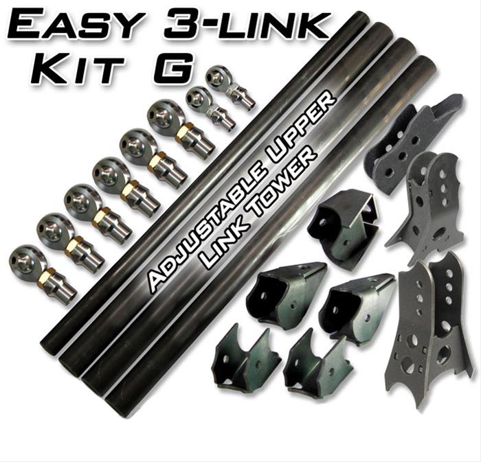 Artec Industries Suspension Conversion Kits LK0130 Easy 3 Link - Kit G - Adjustable Upper link No Tubing Outside Frame Centered FRONT DRIVER (rear passenger) thumbnail 3