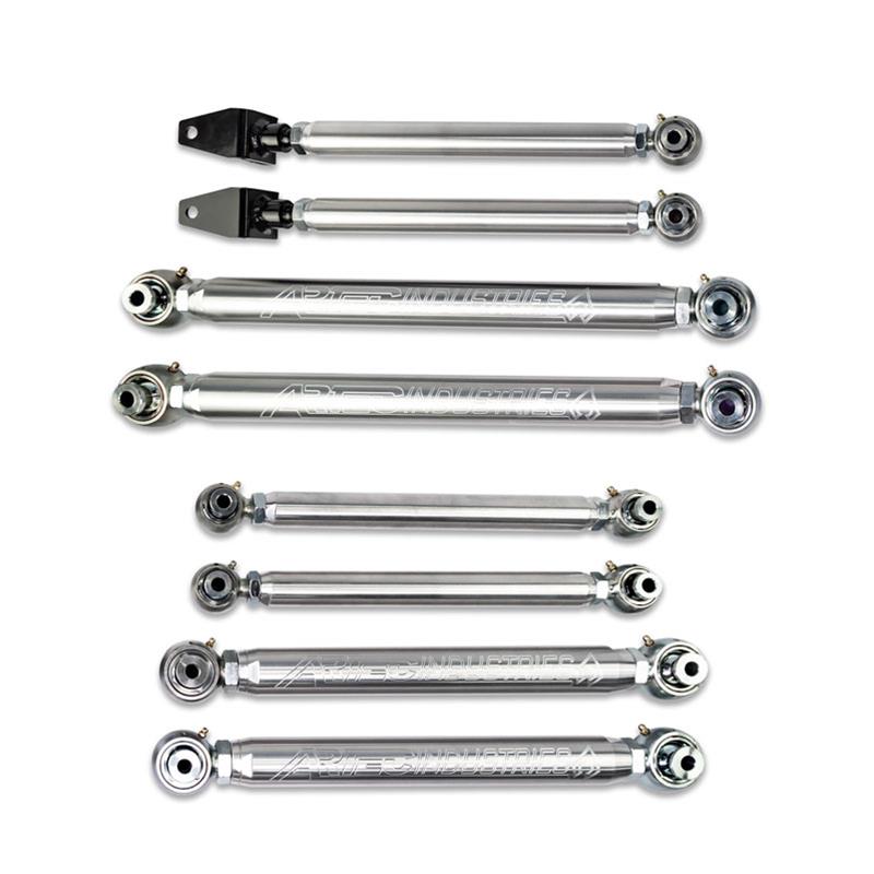 Artec Industries Aluminum Mid Arm Kits LK7215 Control Arms, Aluminum, Tubular, Front and Rear, Adjustable, Jeep, JK, Kit