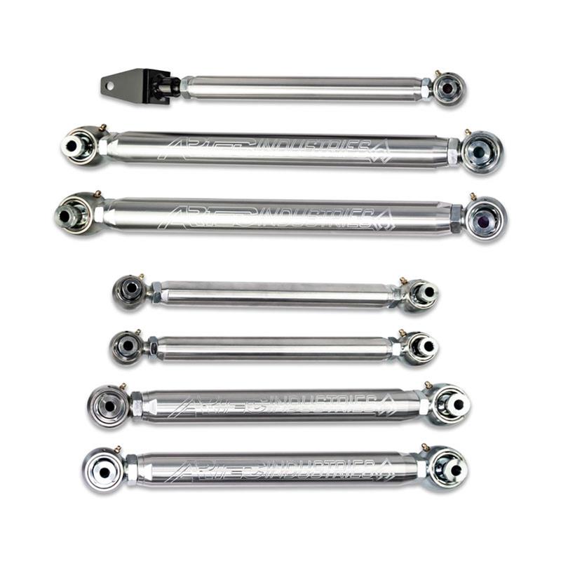 Artec Industries Aluminum Mid Arm Kits LK7216 Control Arms, Aluminum, Tubular, Front 3-Link, Rear, Adjustable, Jeep, JK, Kit