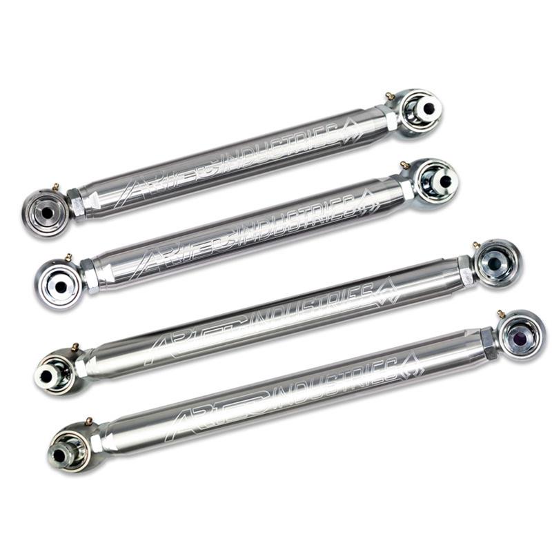 Artec Industries Aluminum Mid Arm Kits LK7331 Control Arms, Aluminum, Tubular, Front and Rear, Lower, Adjustable, Jeep, JL, Kit