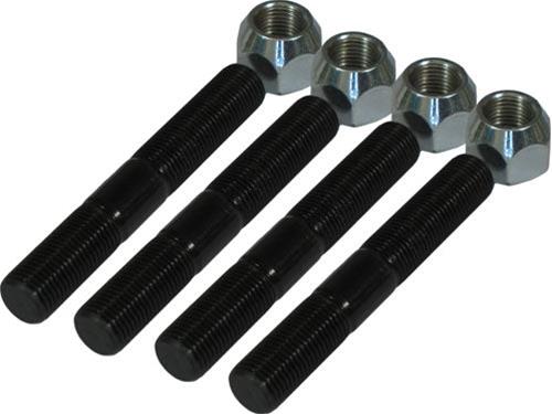 Artec Industries High Steer Stud Kits RR-D60116K-2 Steering Arm Fasteners, Studs, Steel, Black Oxide, Dana 60, Set of 4