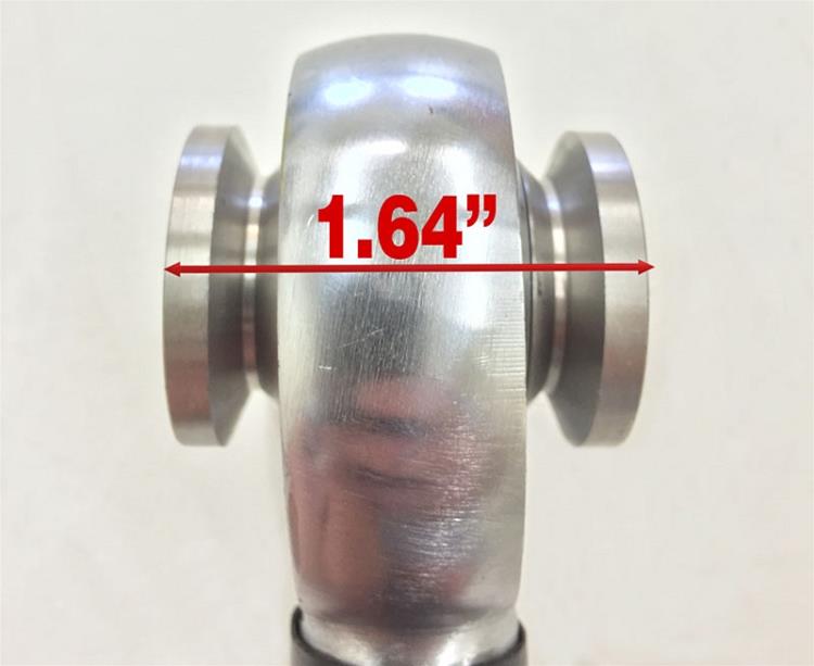 Artec Industries Misalignment Spacers SP1403 SHORT 7/8" High SS (pair) 3/4 inch For 7/8" hole Rod Ends