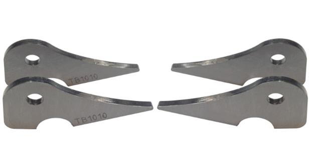 Artec Industries Truss Coilover Tabs TB1010 Tabs, Rear Lower, Steel, Natural, Kit