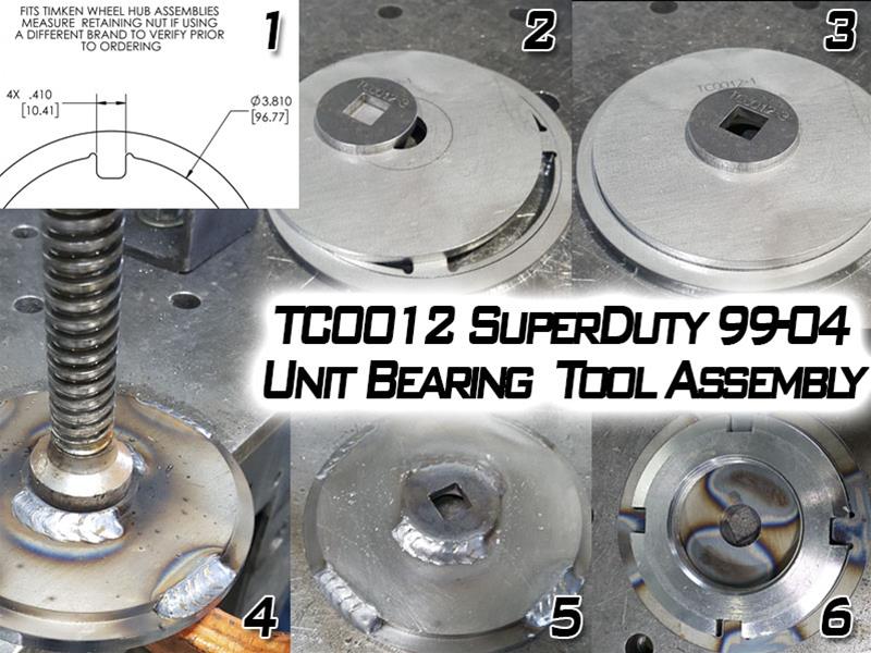 Artec Industries Wheel Bearing Tools TC0012 Superduty 99-04 Unit Tool thumbnail 3