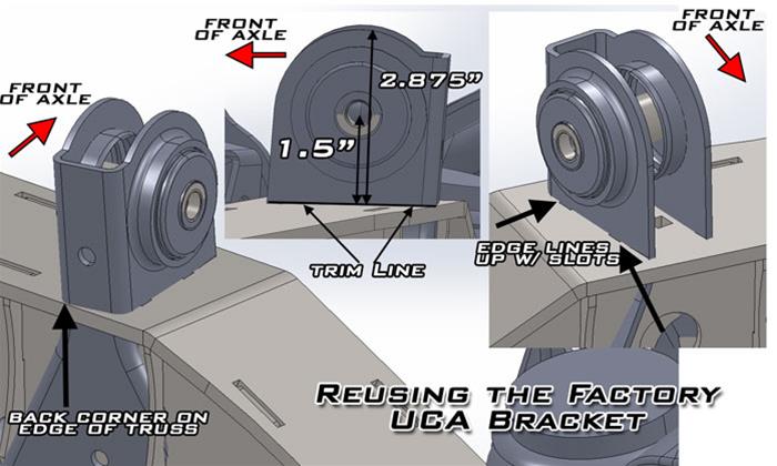 Artec Industries TJ Front Axle Trusses TJ3001 D30 Truss for TJ, LJ, ZJ thumbnail 2