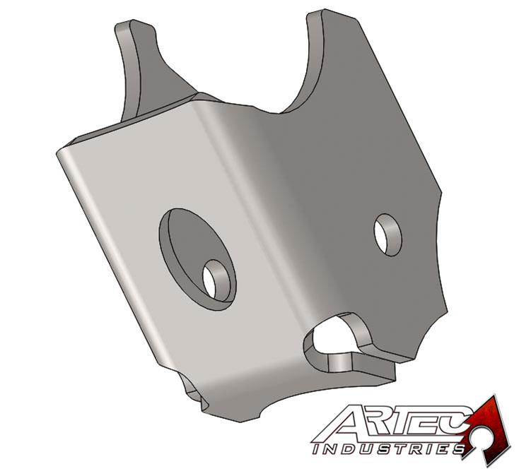 Artec Industries Lower Control Arm Brackets TJ3012 Mounts, Brackets, Steel, Natural, Jeep, Pair thumbnail 2