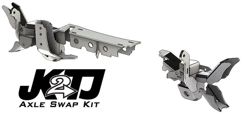 Artec Industries JK2TJ Front Axle Swap Kits with Truss TJ4417 Kit - STD thumbnail 4