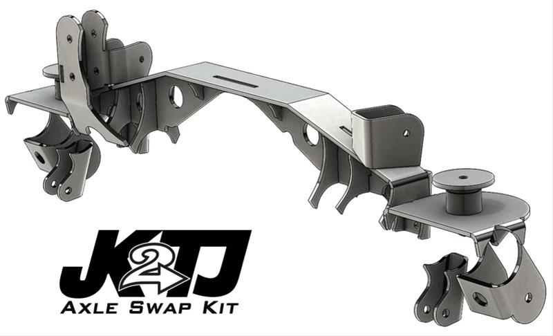 Artec Industries Chassis Tabs, Brackets and Components TJ4418 JK2TJ Rear Axle Swap Kit with Truss