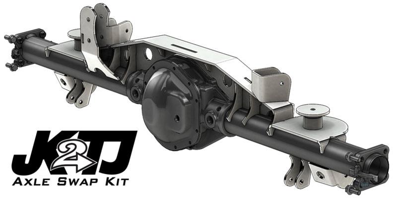 Artec Industries Chassis Tabs, Brackets and Components TJ4418 JK2TJ Rear Axle Swap Kit with Truss thumbnail 2