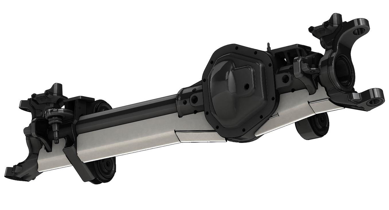 Artec Industries Front Axle Lower Trusses TR6005 Housing Brace, Truss, Steel, Natural, Superduty, Ford, Dana 60, Kit thumbnail 2