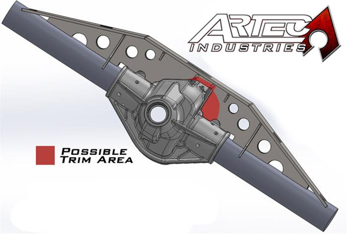 Artec Industries Dana 80 Rear Axle Trusses TR8001 Truss