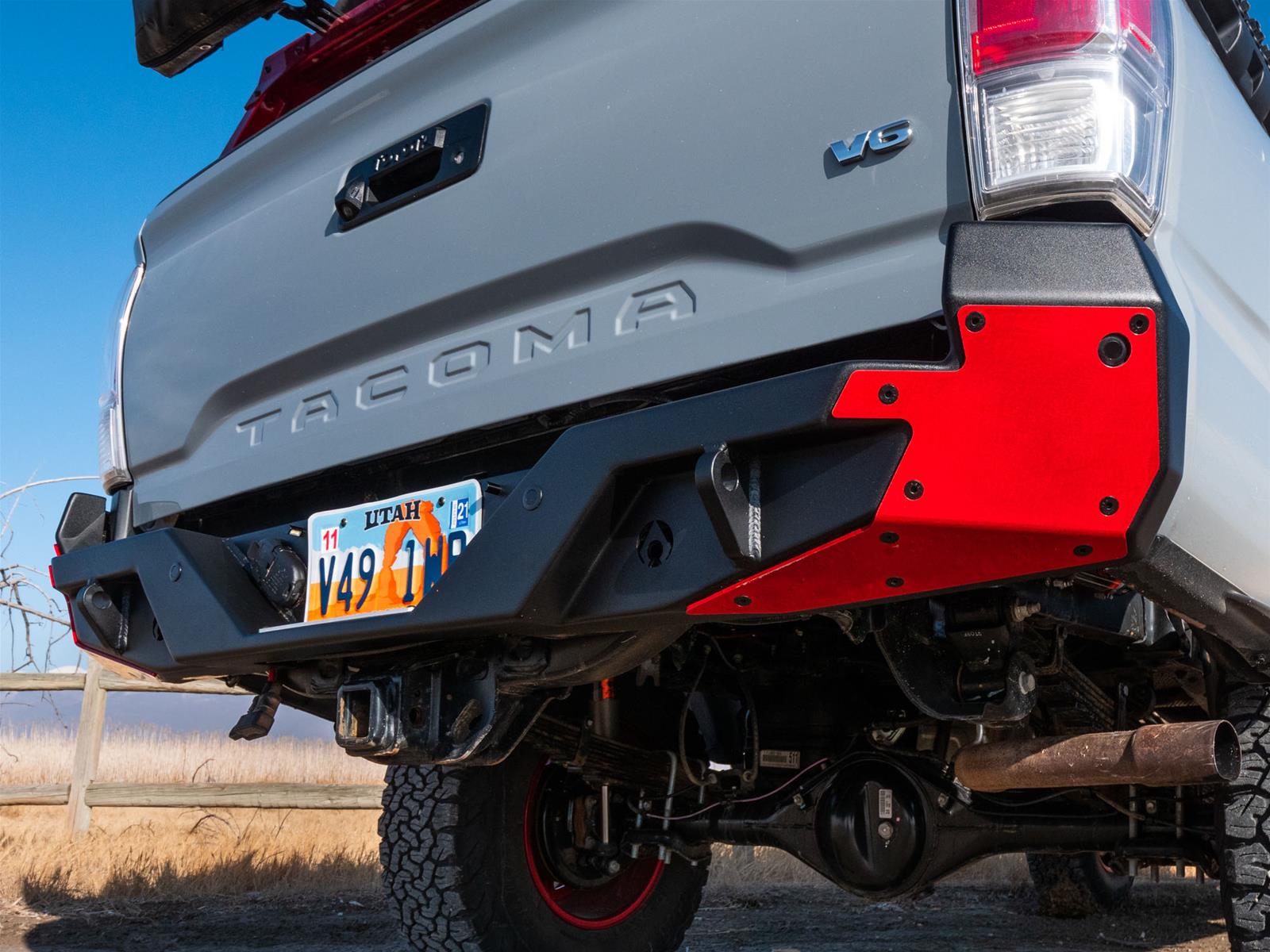 Artec Industries Bumpers TY2001 Toyota Tacoma 3G Rear Bumper - BARE STEEL thumbnail 5