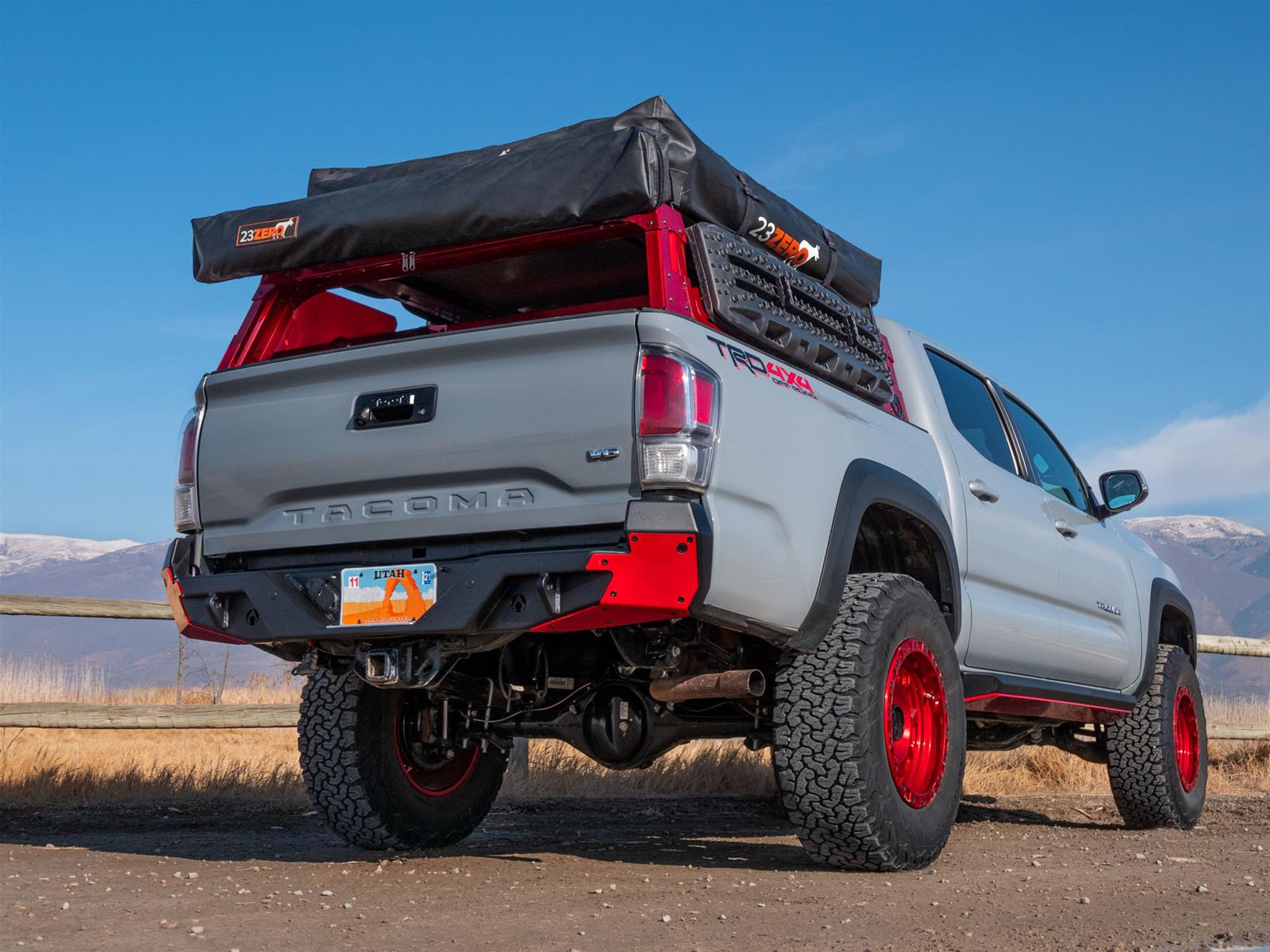Artec Industries Bumpers TY2001 Toyota Tacoma 3G Rear Bumper - BARE STEEL thumbnail 4