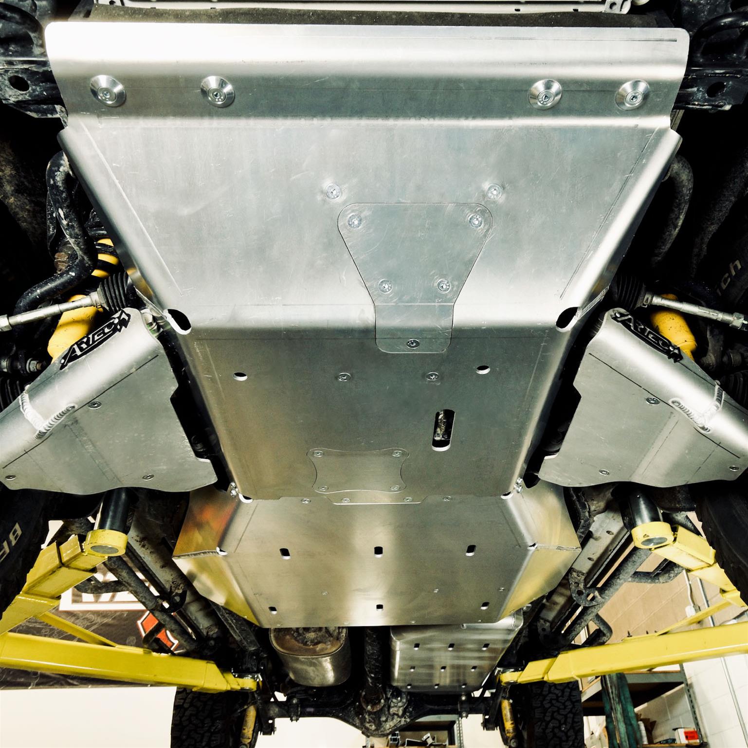 Artec Industries Toyota 4Runner 5th Gen Full Skid Plate Systems TY6880 Plates, System, Front A-arm, Belly Pan, Fuel Tank, Aluminum, Natural, Toyota, Kit thumbnail 4