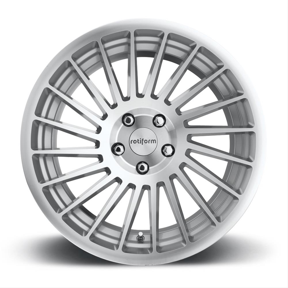 Rotiform Wheels R125198543+45 Rotiform R125 IND-T Silver Machined