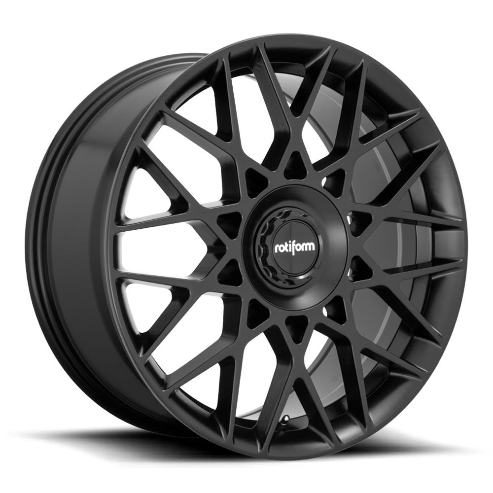 Rotiform Wheels R1651985F8+35A Rotiform R165 BLQ-C Matte Black Wheels ...