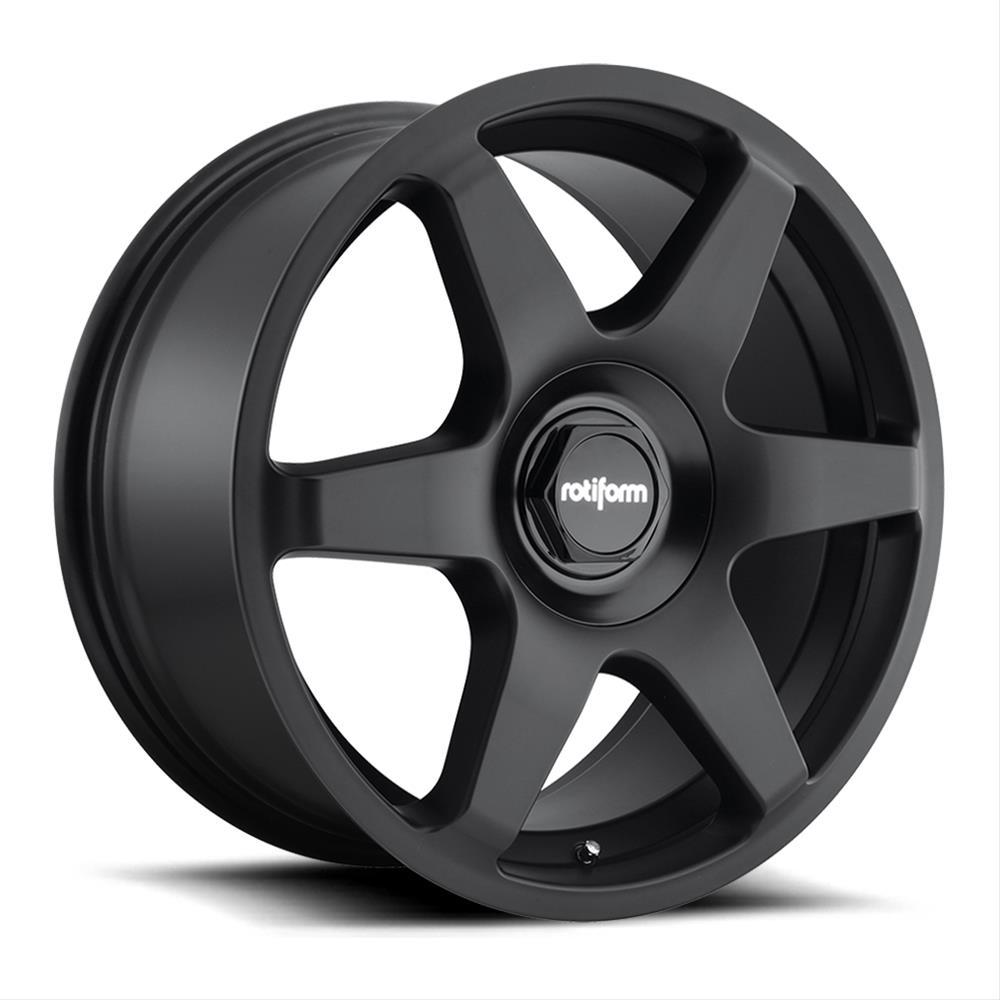 Rotiform Wheels R113198552+35 Rotiform R113 SIX Matte Black Wheels