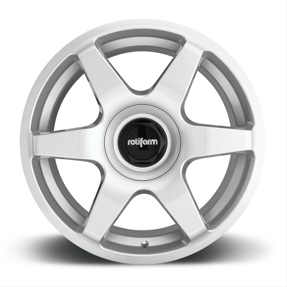Rotiform Wheels R114188514+45 Rotiform R114 SIX Gloss Silver